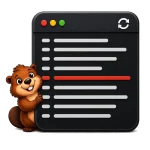 beaver logs